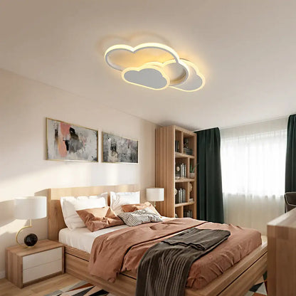 Cloud Haven LED Ceiling Light – Soft Dimmable Ambient Glow for a Calm & Elegant Living Room