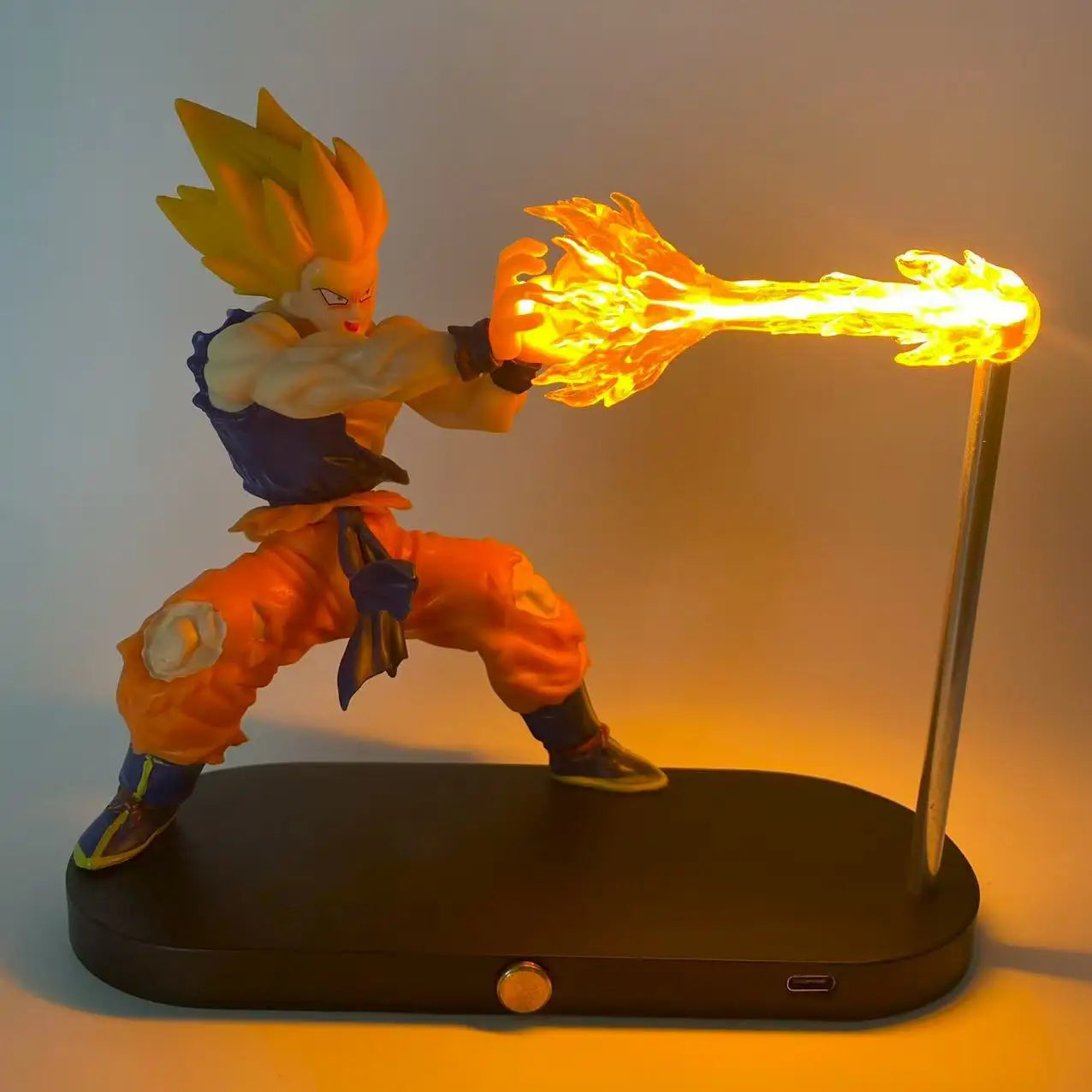 Dragon Ball Z Super Saiyan Goku Kamehameha LED Night Light – Floating Anime Figure Gift