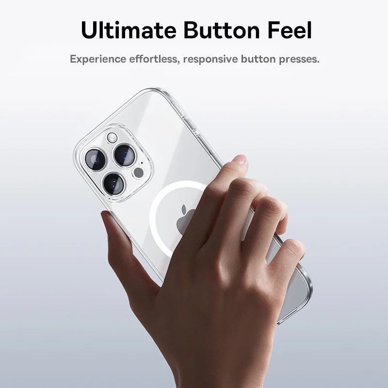 Magnetic MagSafe Case for iPhone 11–17 Pro Max – Slim PC Protection with Wireless Charging Support