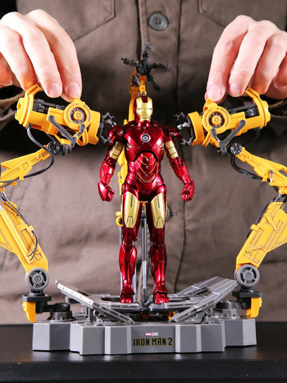 Marvel Iron Man MK4/MK6 Suit-Up Gantry LED Model
