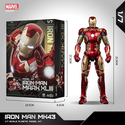 Figura LED de 45 cm con armadura anti-Hulk de Marvel: un juguete coleccionable premium para niños. 